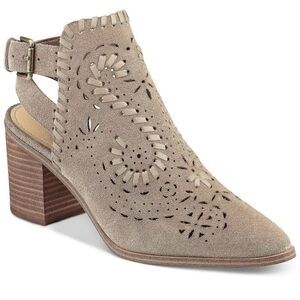 Ivanka Trump Womens Dora Block-Heel Booties